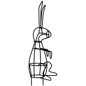 Standing Rabbit - Cliff Finch's Topiary Zoo