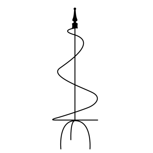 Spiral Tree with Finial
